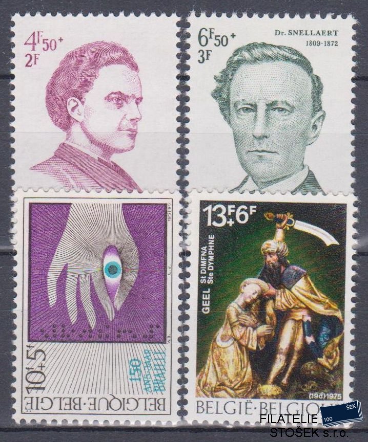 Belgie známky Mi 1837-40