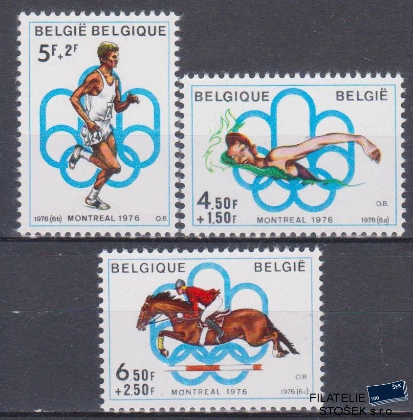 Belgie známky Mi 1852-54