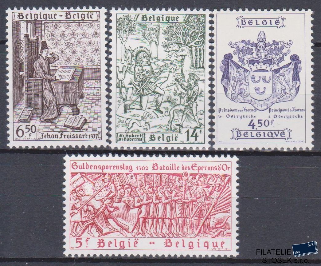 Belgie známky Mi 1908-11