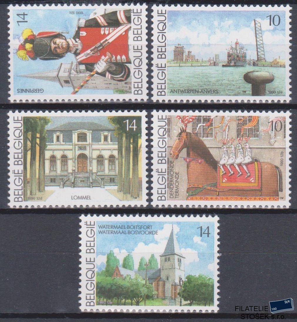 Belgie známky Mi 2429-33