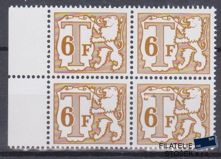Belgie známky Mi P 66 4 Blok