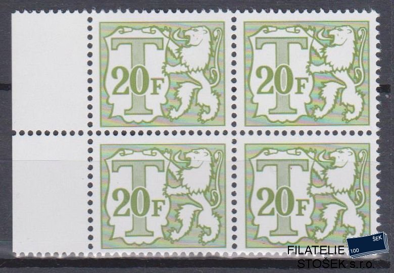 Belgie známky Mi P 70 4 Blok