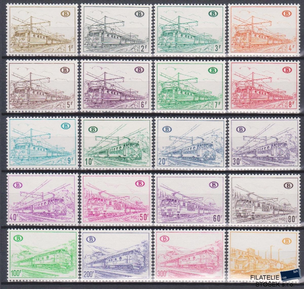 Belgie známky Mi E 325-43