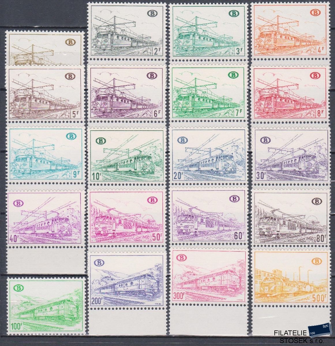 Belgie známky Mi E 325-43