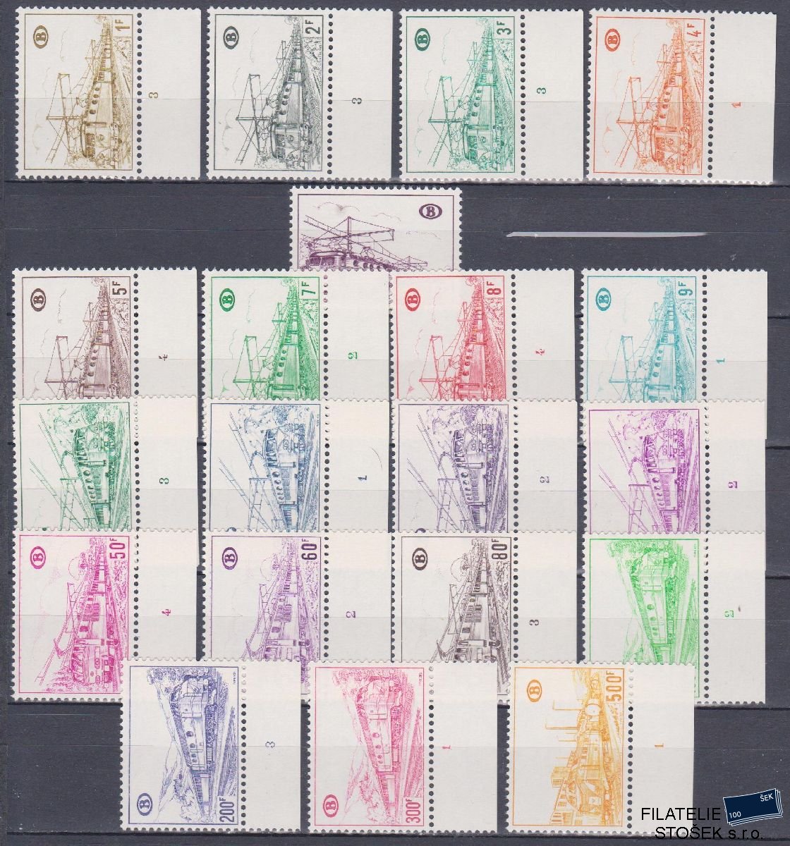 Belgie známky Mi E 325-43 Dz