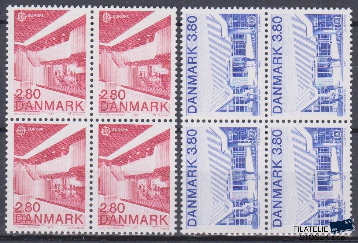 Dánsko známky Mi 895-96 4 Blok