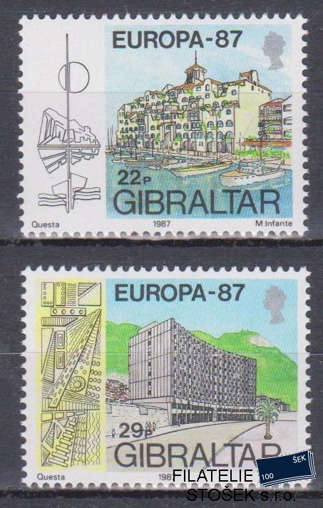 Gibraltar známky Mi 519-20