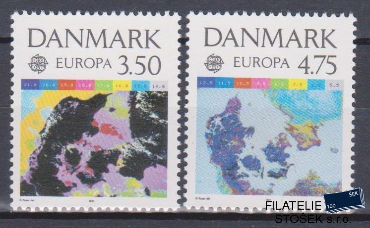 Dánsko známky Mi 1000-1