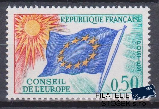 Francie služební Europarat známky Mi 15