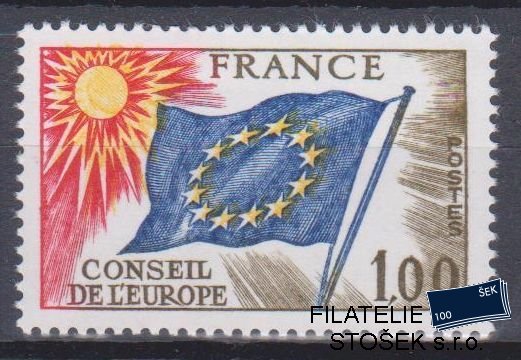 Francie služební Europarat známky Mi 19