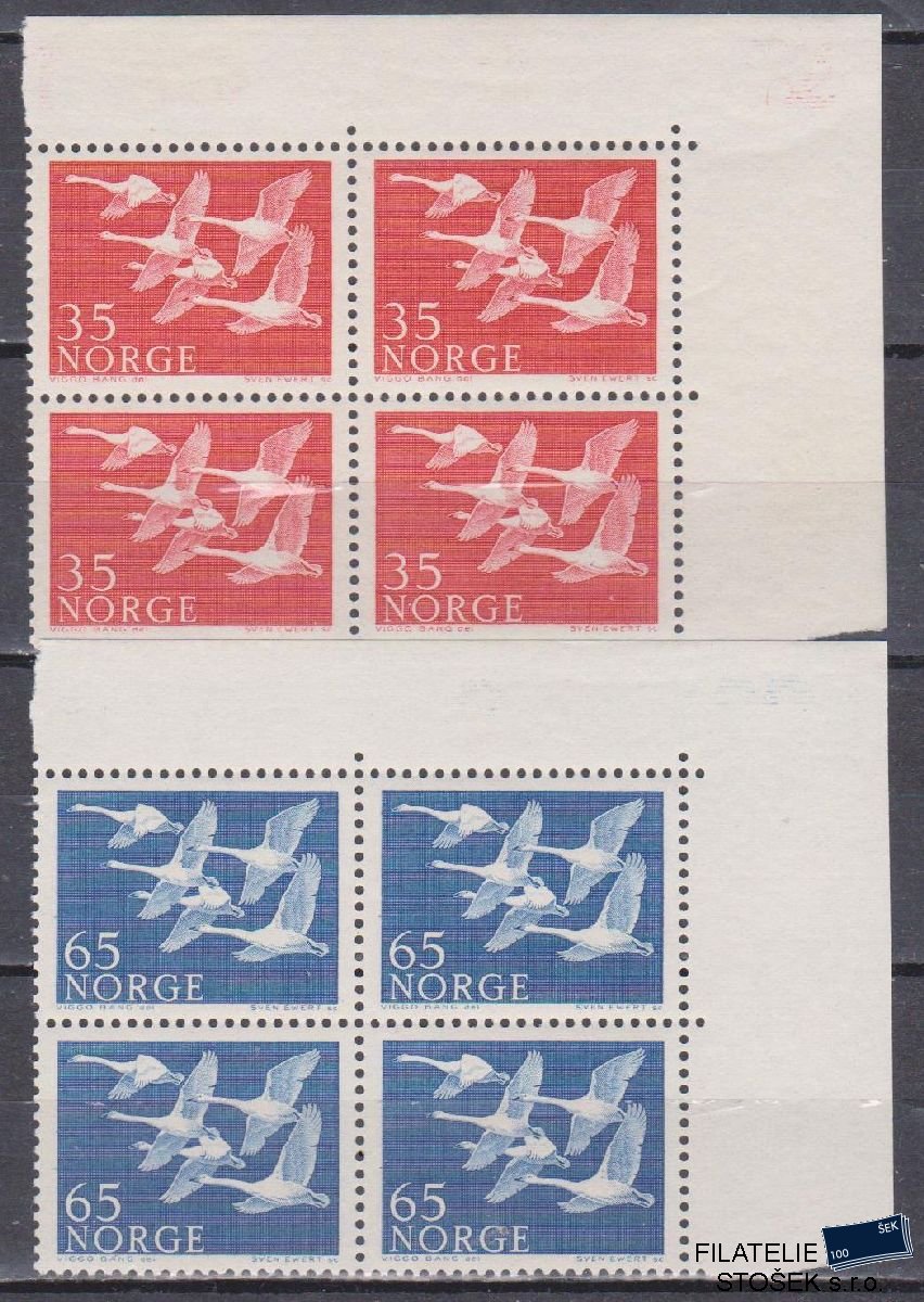 Norsko známky Mi 406-7 4 Blok