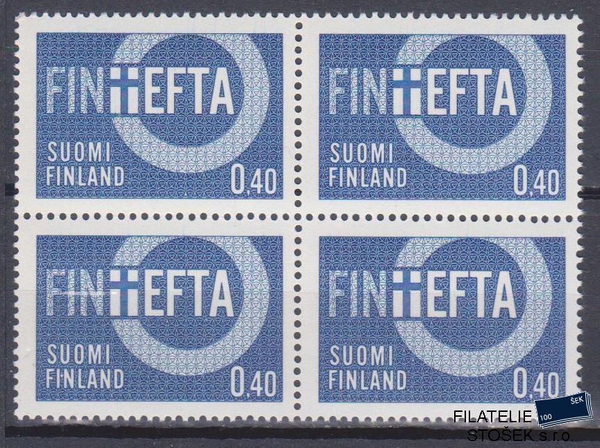 Finsko známky Mi 619 4 Blok