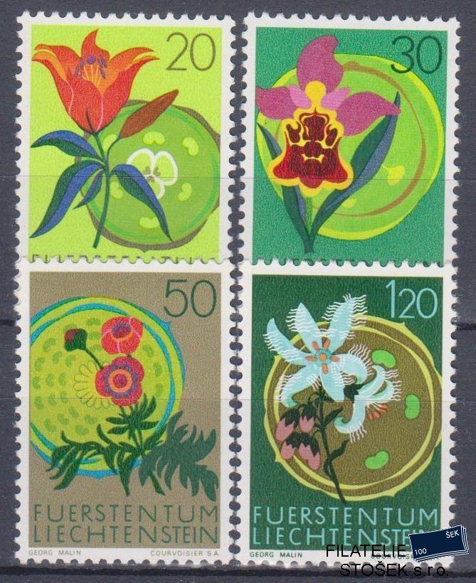 Liechtenstein známky Mi 521-24