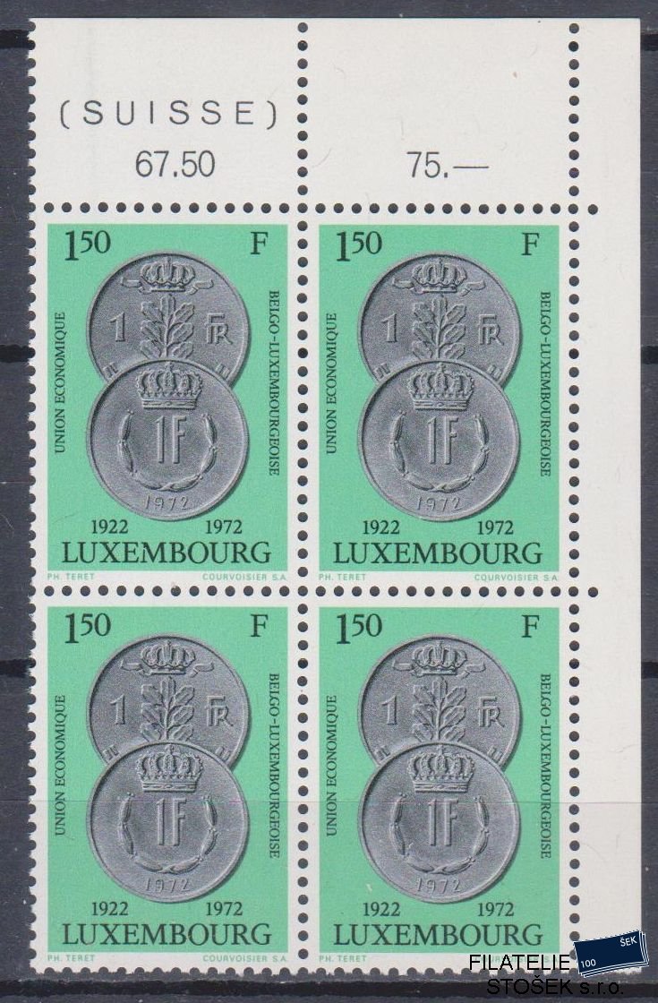 Lucembursko známky Mi 841 4 Blok