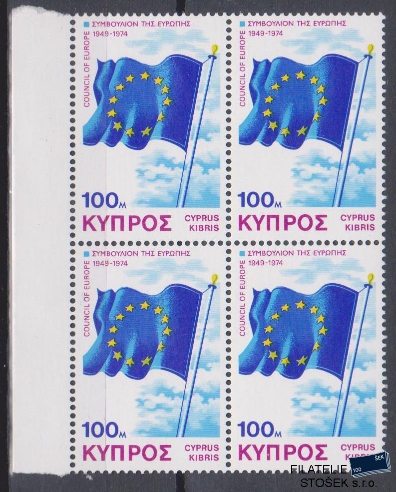 Kypr známky Mi 424 4 Blok