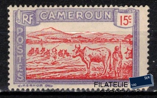 Cameroun známky Yv 134 koloniální lep
