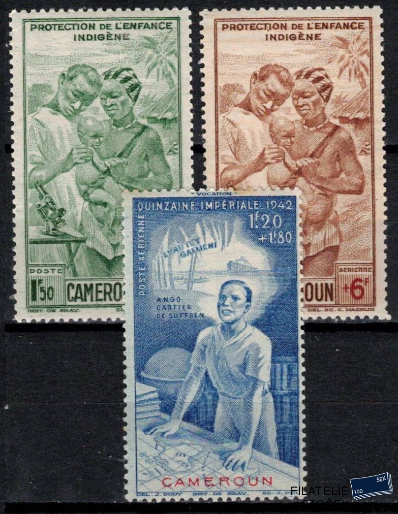 Cameroun známky Yv PA 19-21