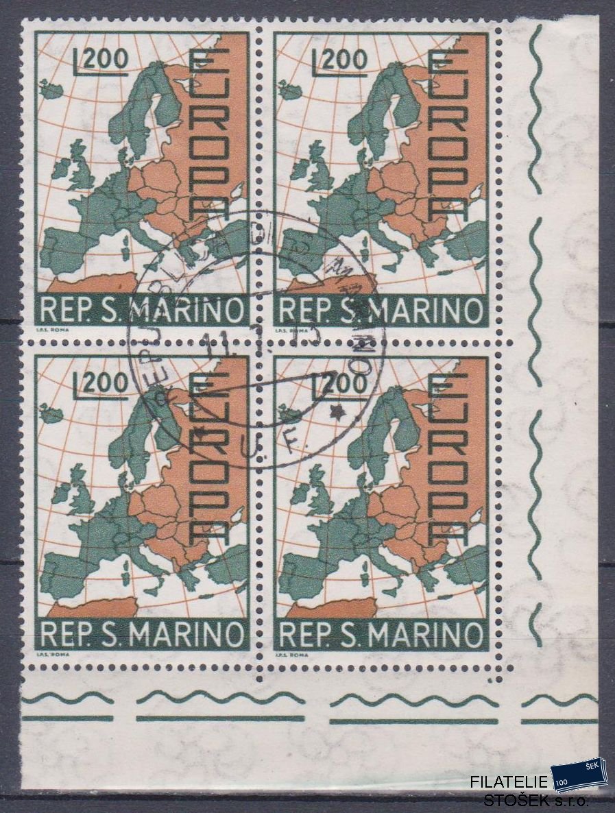 San Marino známky Mi 890 4 Blok