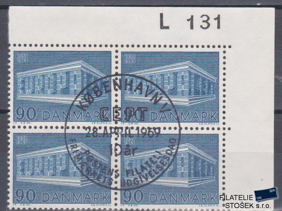 Dánsko známky Mi 479 4 Blok