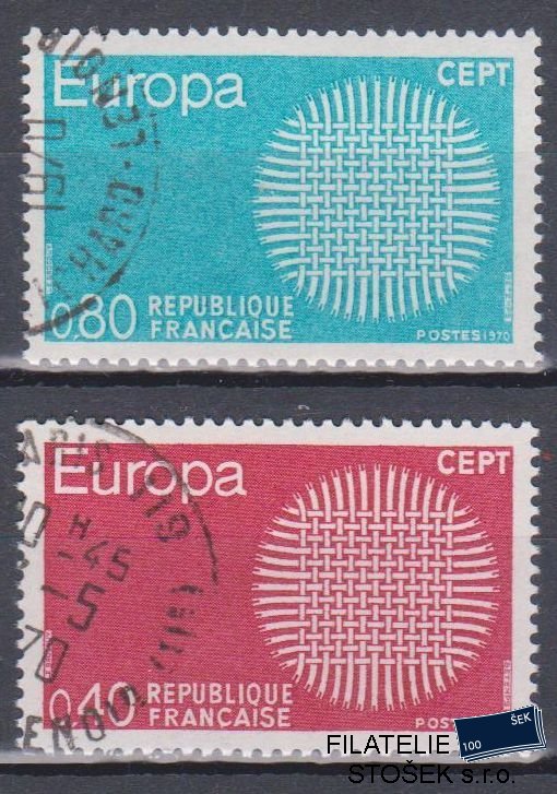 Francie známky Mi 1710-11