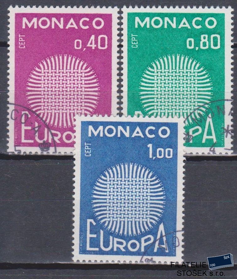 Monako známky Mi 977-79