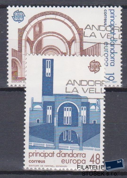 Španělská Andora známky Mi 193-94