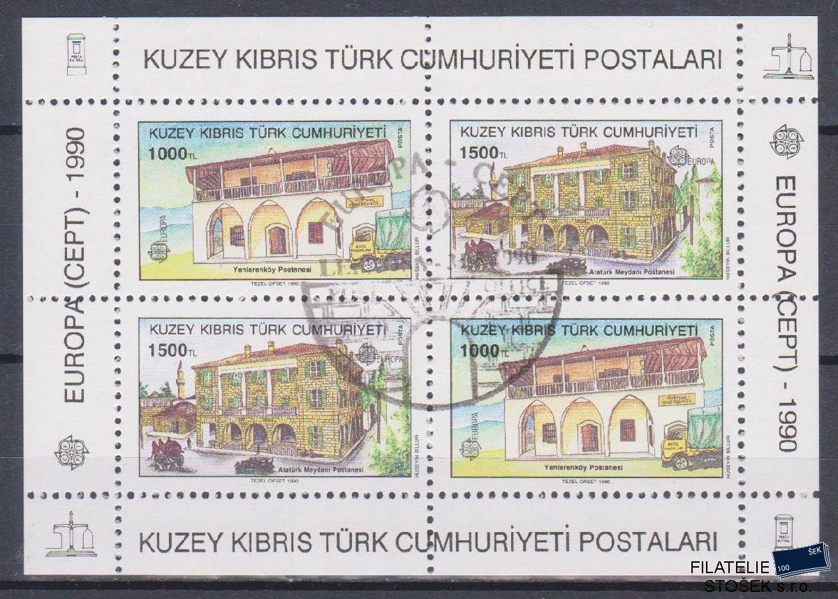Turecký Kypr známky Mi Blok 8