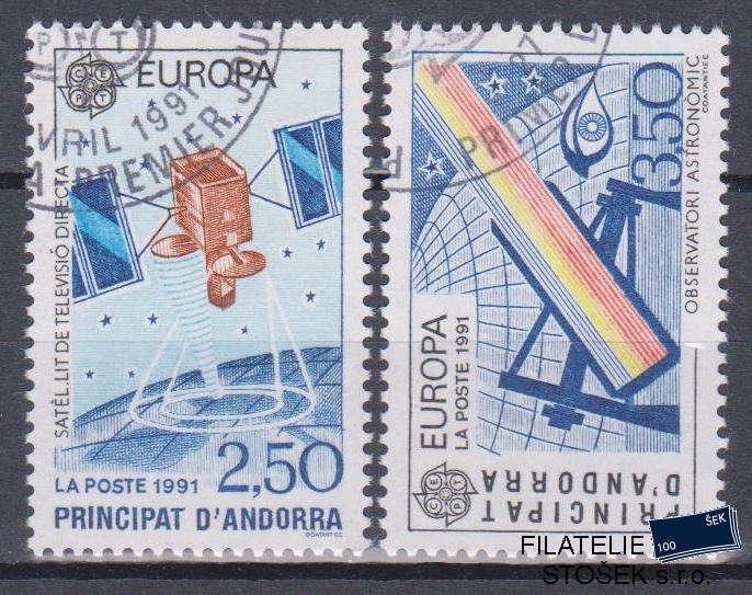 Francouzská Andora známky Mi 423-24