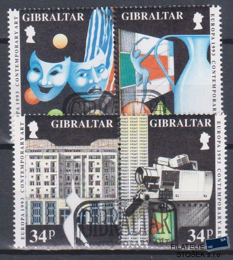 Gibraltar známky Mi 654-57