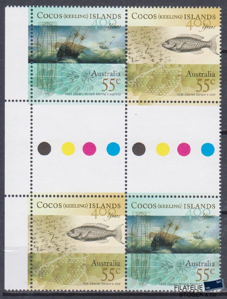 Cocos Islands známky Mi 452-53 Spojka