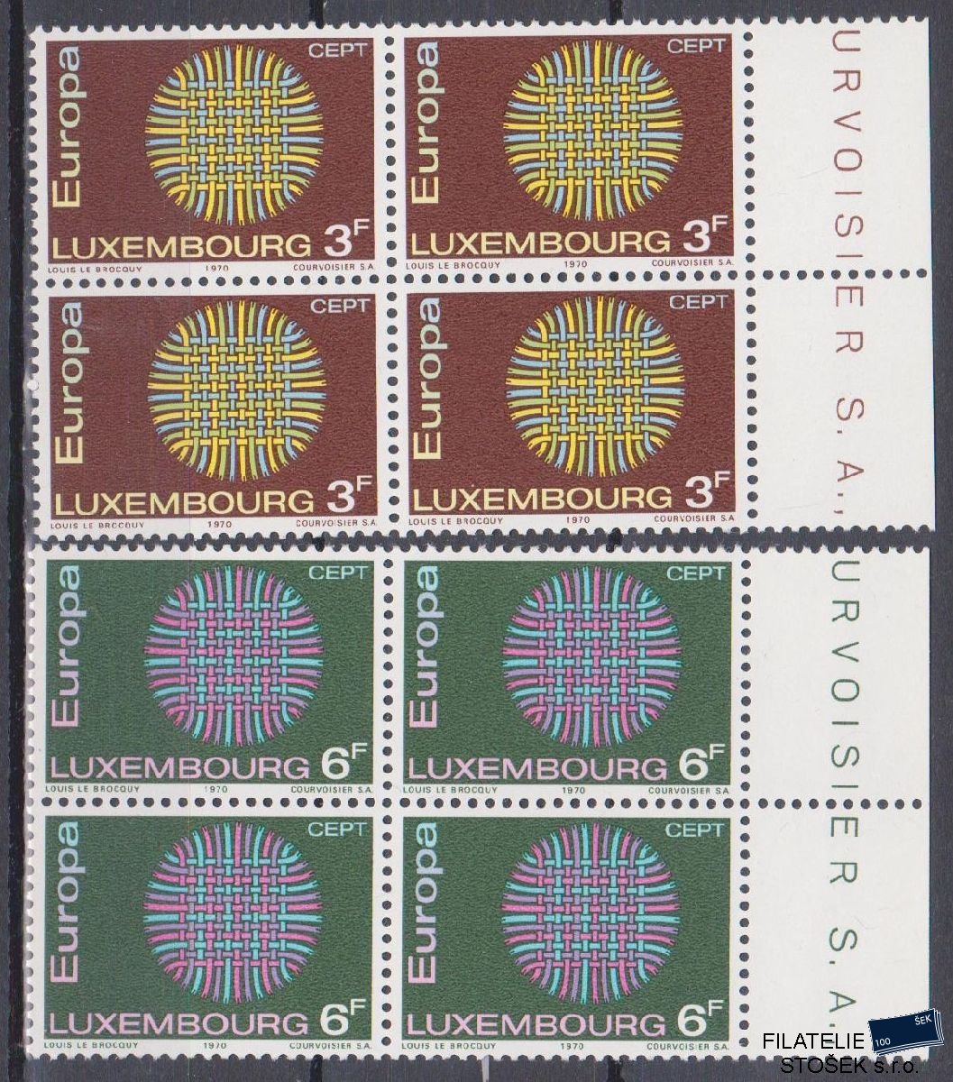 Lucembursko známky Mi 807-8 4 Blok