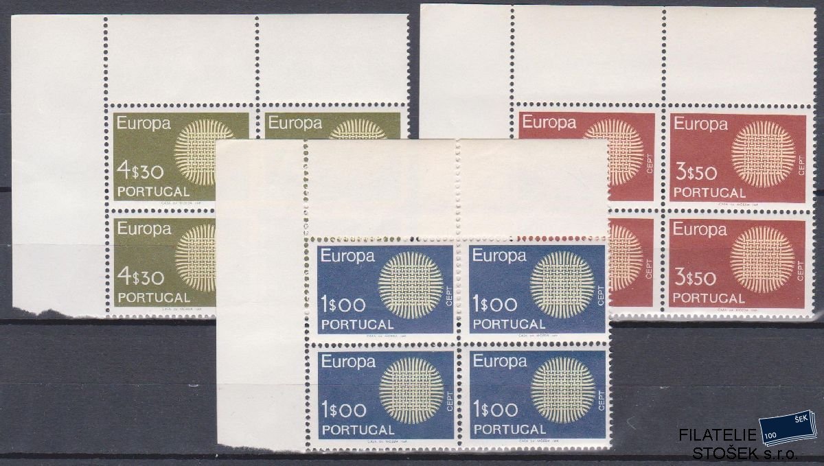 Portugalsko známky Mi 1092-94 4 Blok