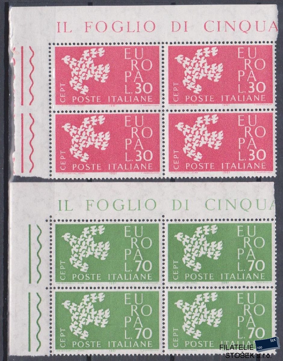 Itálie známky Mi 1113-14 4 Blok