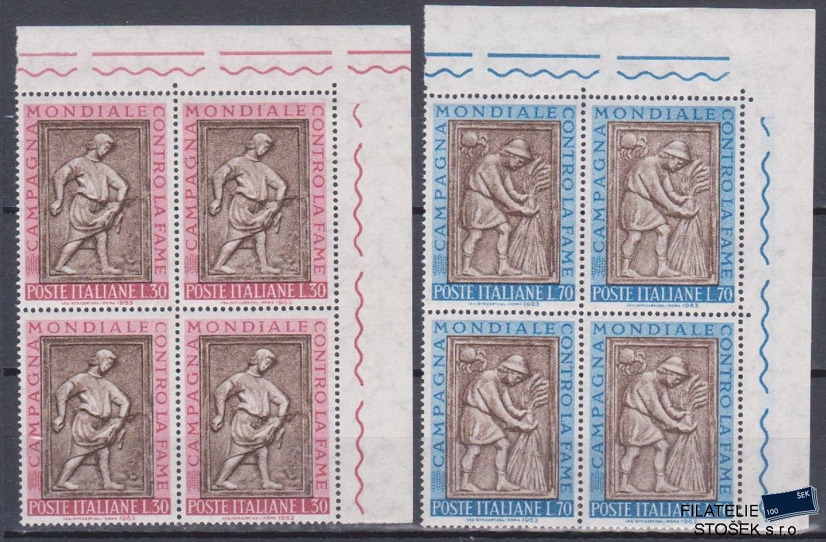 Itálie známky Mi 1140-41 4 Blok