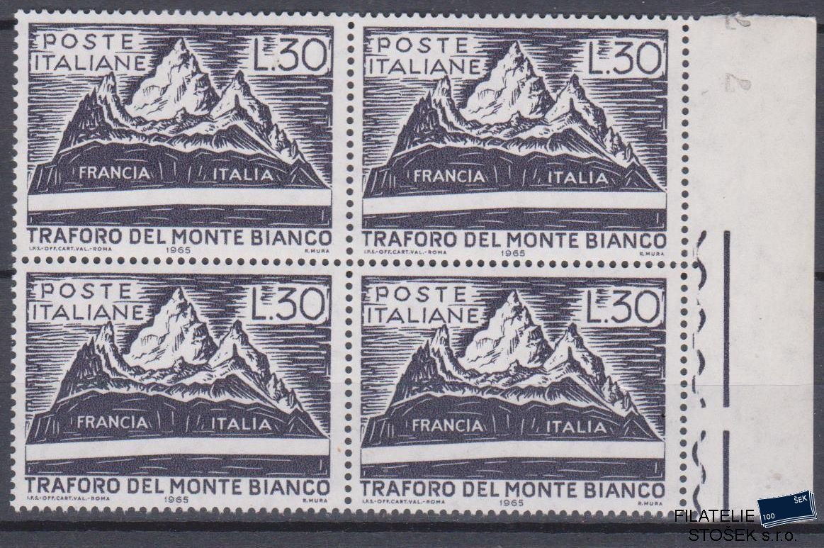 Itálie známky Mi 1184 4 Blok