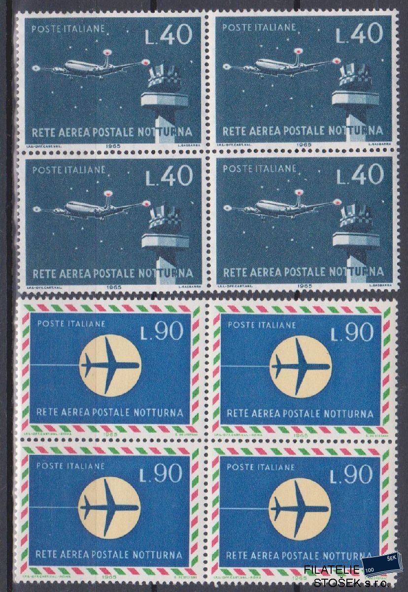 Itálie známky Mi 1193-94 4 Blok