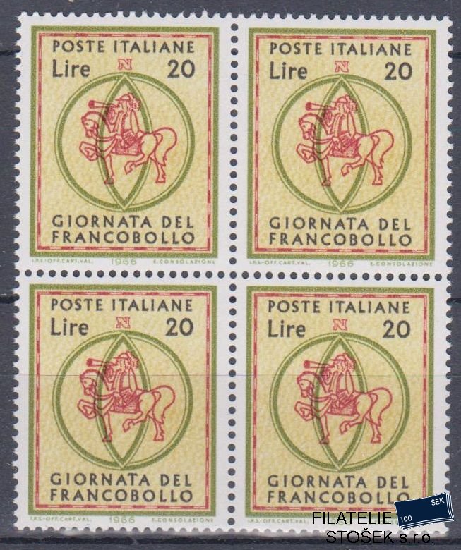 Itálie známky Mi 1219 4 Blok