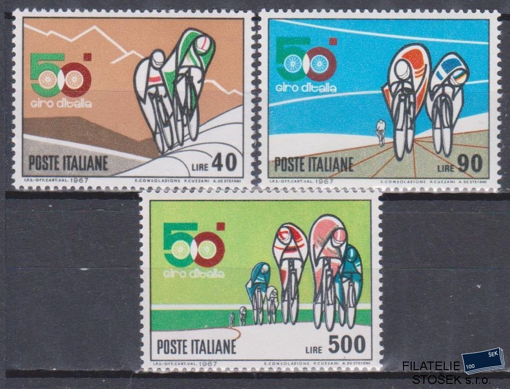 Itálie známky Mi 1231-33