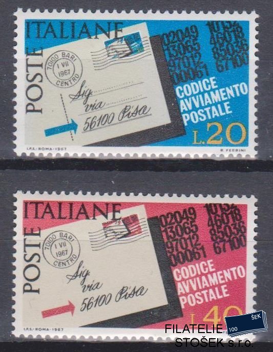 Itálie známky Mi 1237-38