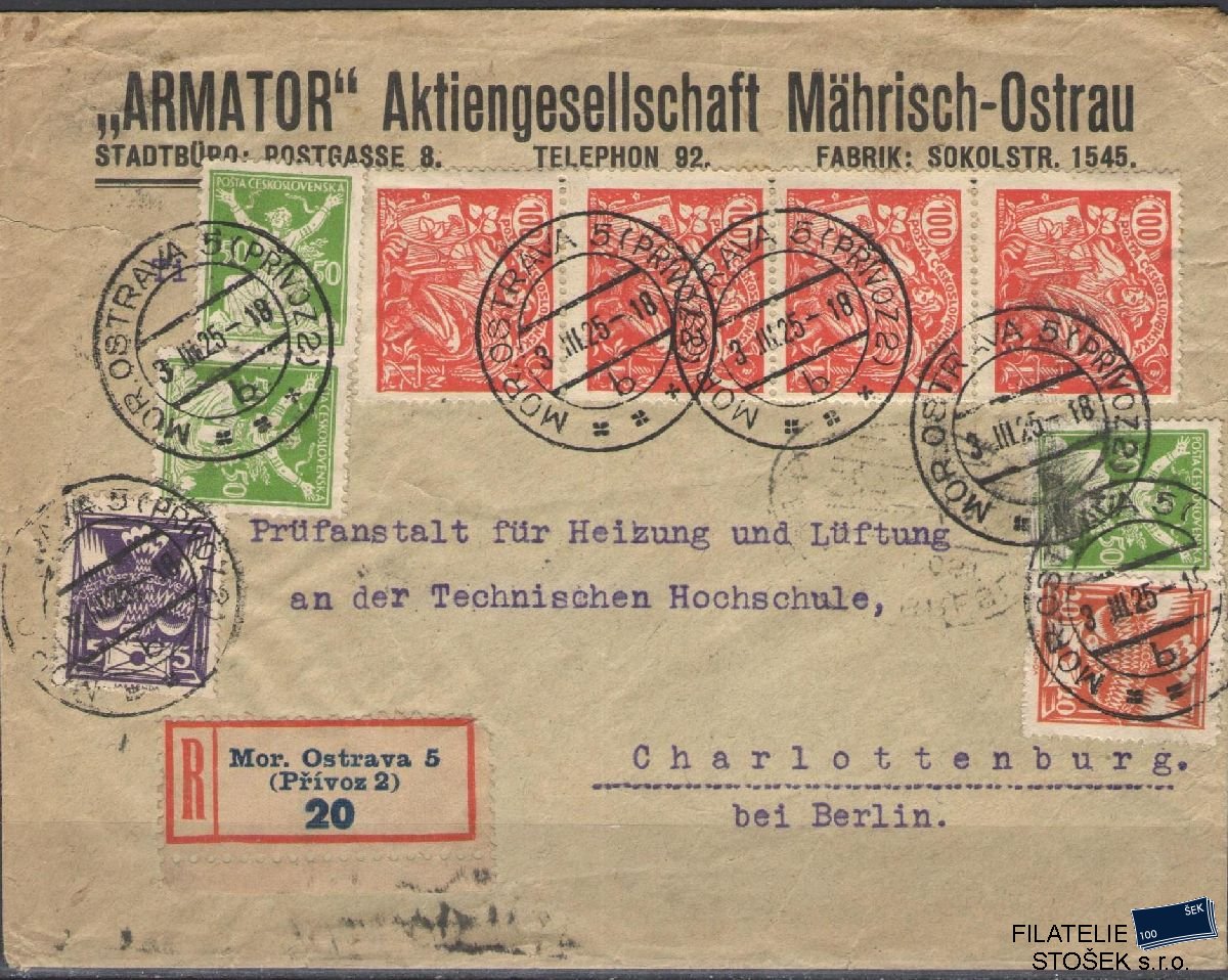 ČSR I celistvosti - Ostrava - Charlottenburg