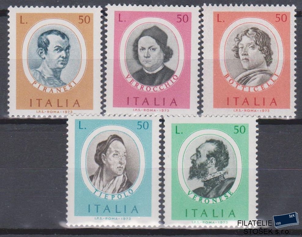 Itálie známky Mi 1419-23