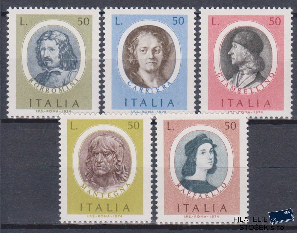 Itálie známky Mi 1442-46
