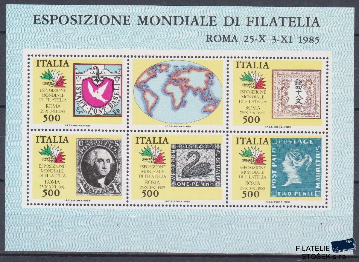 Itálie známky Mi Blok 2