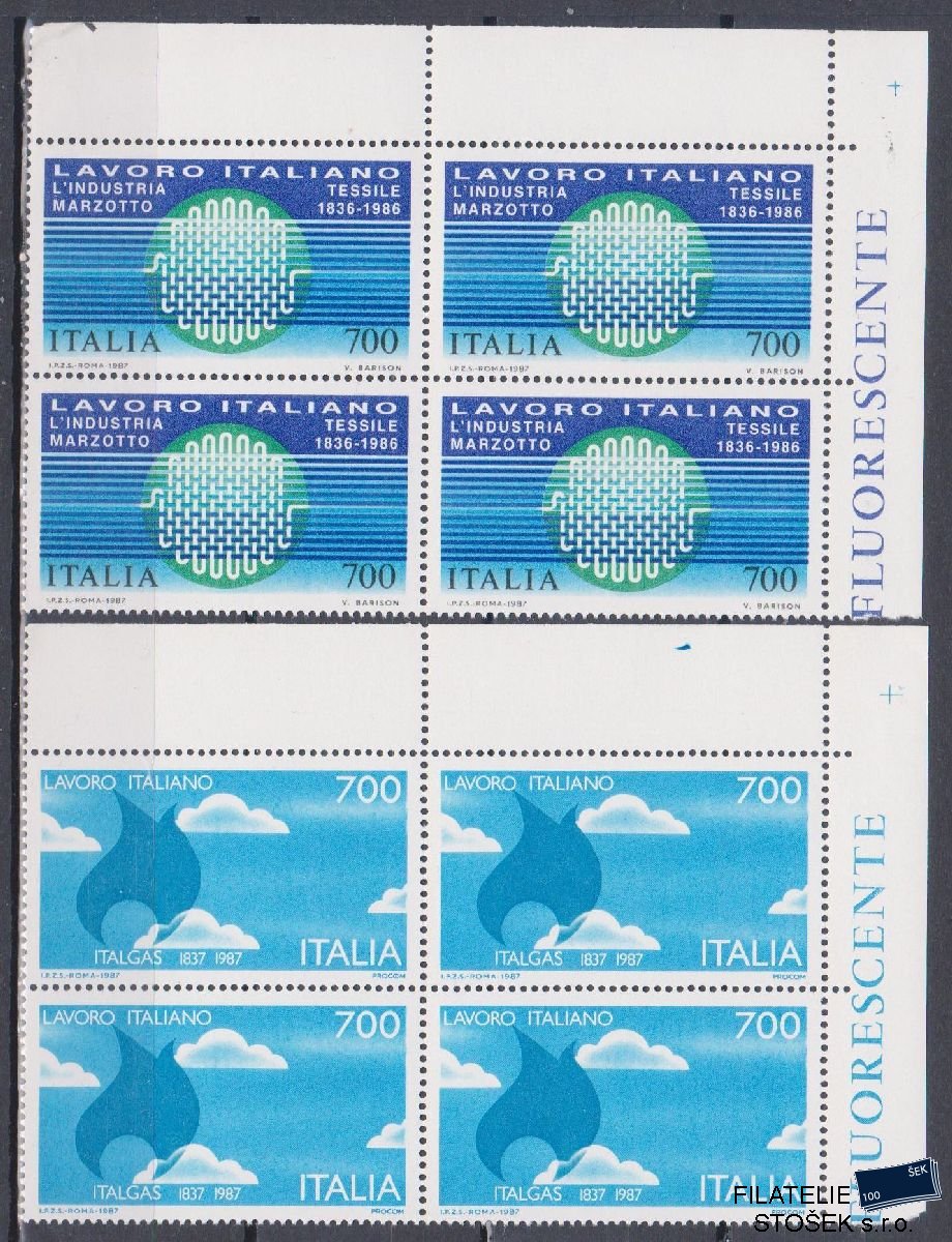 Itálie známky Mi 2003-4 4 Blok