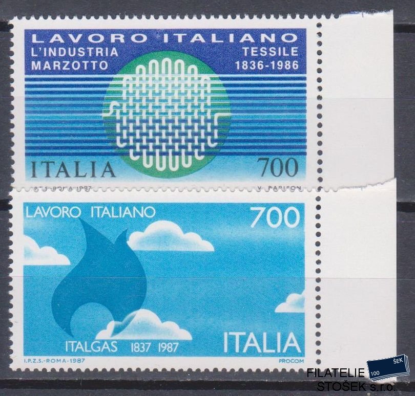 Itálie známky Mi 2003-4