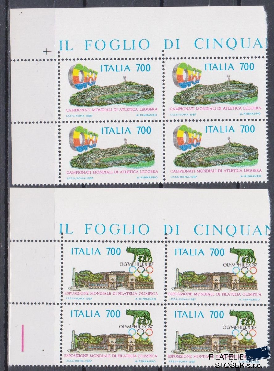 Itálie známky Mi 2019-20 4 Blok