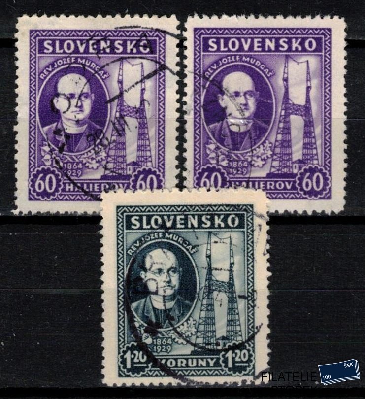 Slovensko známky 38-9 X+Y
