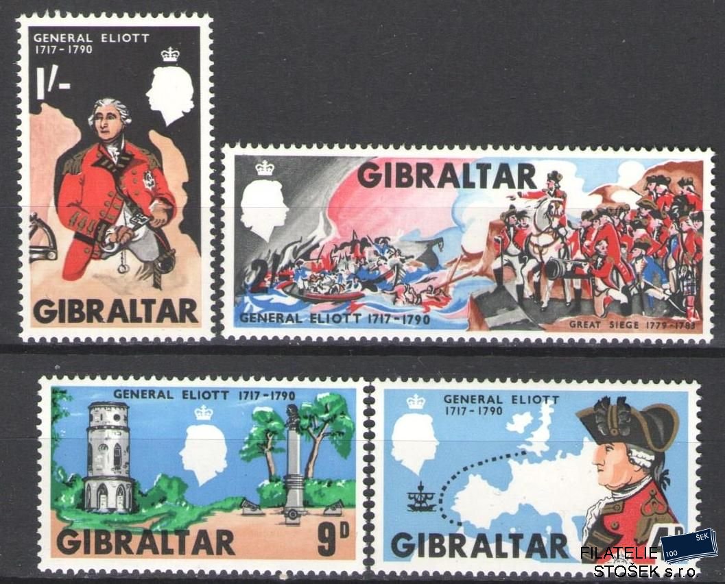 Gibraltar známky Mi 207-10