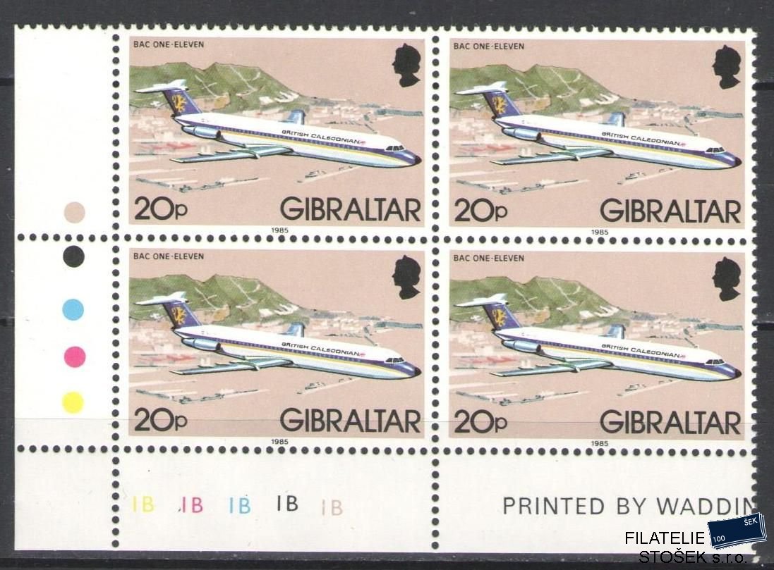 Gibraltar známky Mi 441 X II 4 Blok
