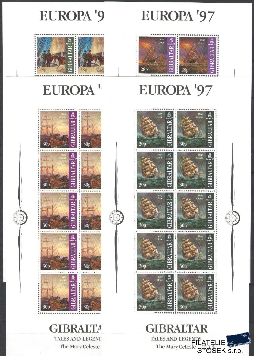Gibraltar známky Mi 783-86 KL